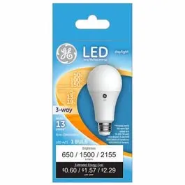 Led 3-Way Light Bulb, Daylight, 5/13/19-Watts 1