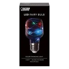 Led Fairy Globe Light, Mini Cylinder, Multi-Color, 1-Watts 1