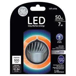 Led Flood Light Bulb, Soft White, 500 Lumens, 7-Watts 1
