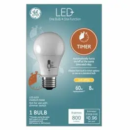 Led+ Light Bulb, Daylight, Dusk-To-Dawn, 9 Watts 1