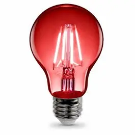 Led Light Bulb, Red, 3.6-Watts 1