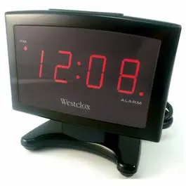 Led Plasma Alarm Clock, Black 1