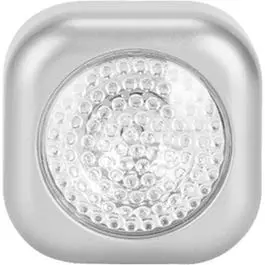 Led Push Light, Pewter Finish, 2-Pack 1