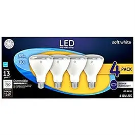 Led Reflector Light Bulbs, R30, Frosted Soft White, 10-Watts, 650 Lumens, 4-Pk. 1
