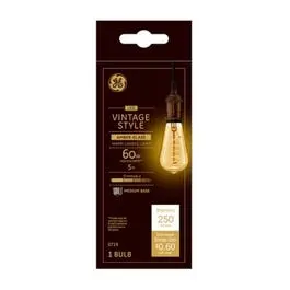 Led Vintage Light Bulb, St19, Warm White, Amber Bulb, 250 Lumens, 5-Watt 1