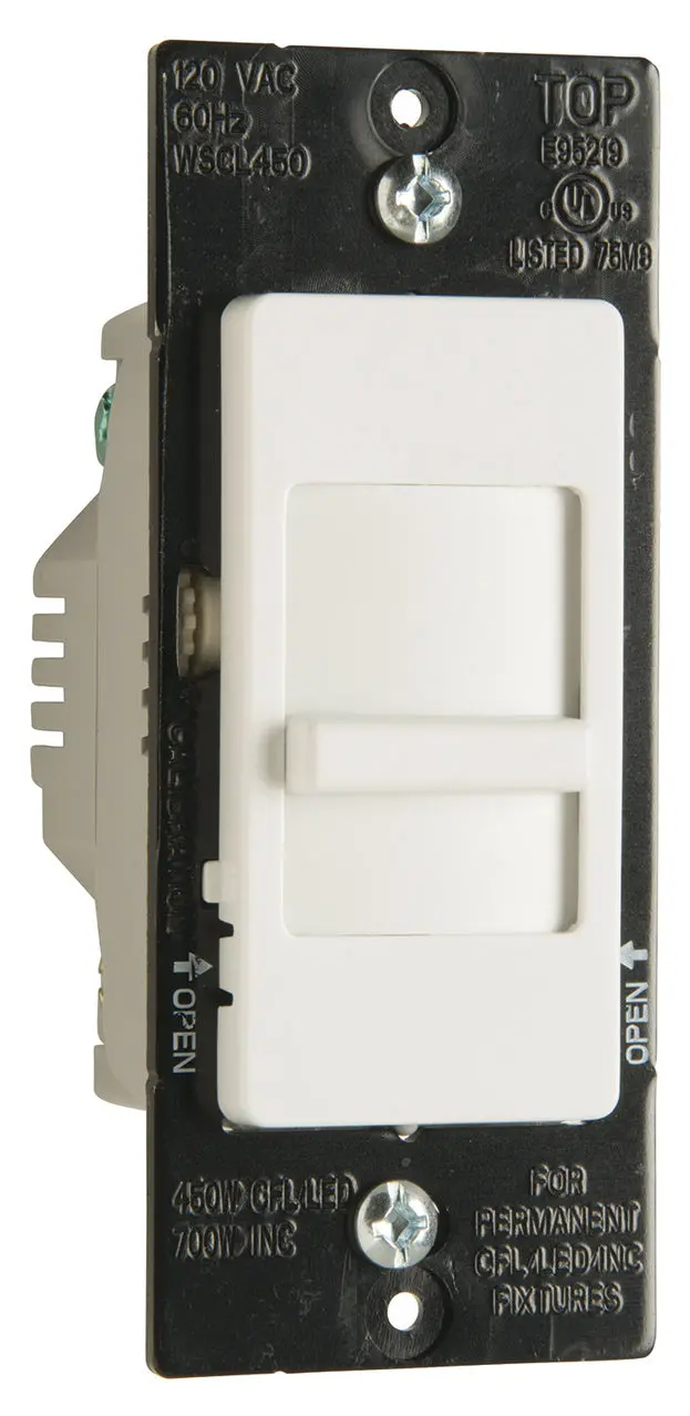 Legrand Pass & Seymour® Wide Slide Series Cfl/Led/Incandescent Single Pole/3-Way Paddle Slide Dimmer 1