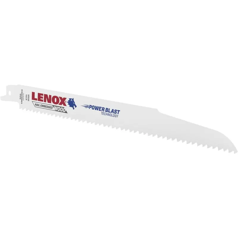 Lenox 9 In. 6 Tpi Wood W/Nails Reciprocating Saw Blade (5-Pack) 1