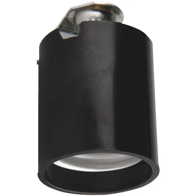 Leviton Keyless Medium Base Black Lamp Socket 1