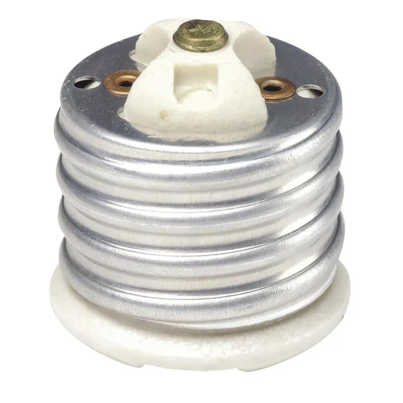 Leviton Mogul To Medium Base 660W White Porcelain Socket Reducer 1