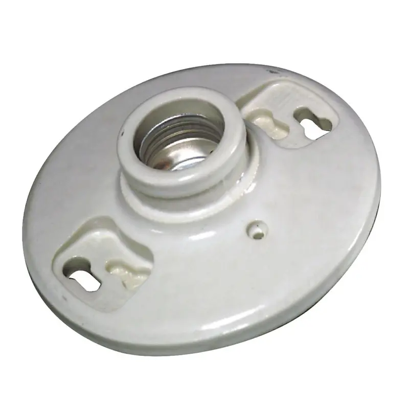 Leviton White Porcelain Incandescent Keyless Lampholder 1