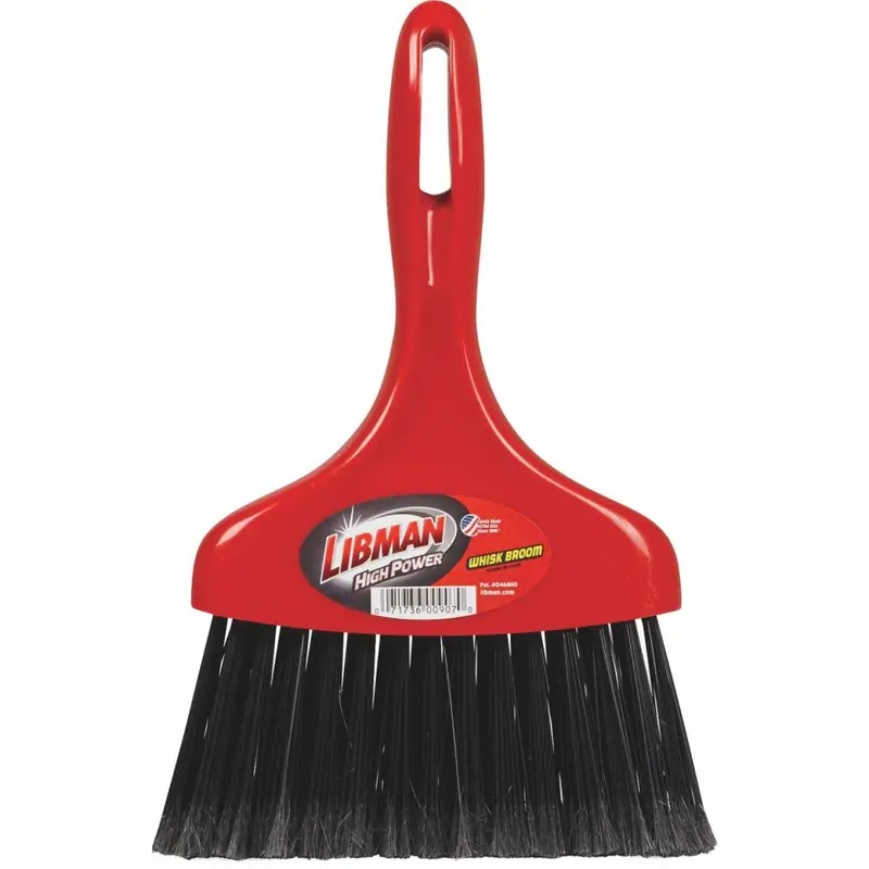 Libman 8 In. Poly Whisk Broom, Black Bristles 1