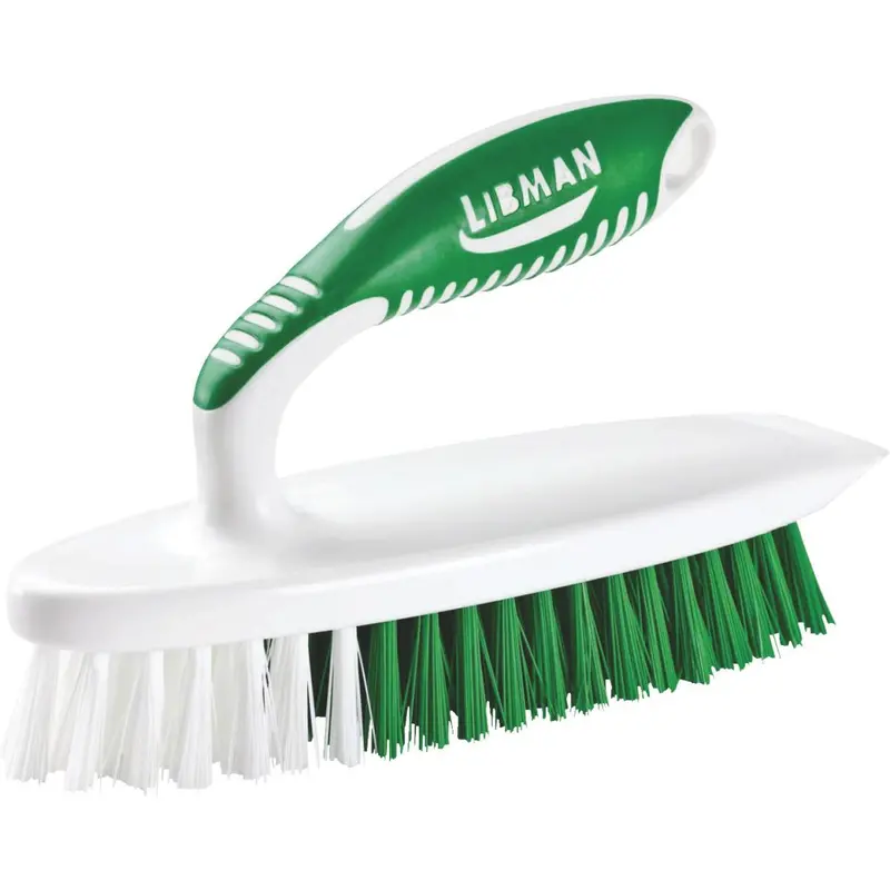 Libman Easy-Grip 4.75 In. Polymer Sanoprene Bristle Rubber Grip Scrub Brush 1