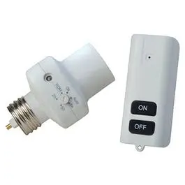 Light Control Socket With Timed Photocell & Remote, Indoor Only 1