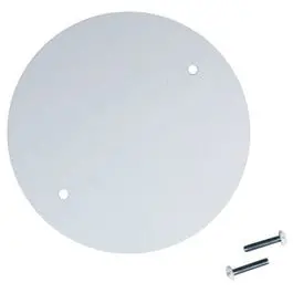 Light Fixture Blank Up Kit, White, 4.75-In. 1