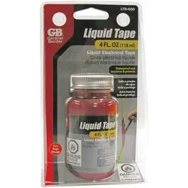 Liquid Electrical Tape, Red, Waterproof, 4-Oz. 1
