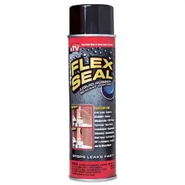 Liquid Rubber Sealant & Coating, Black, 14-Oz. 1