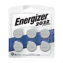 Lithium Coin Disc Batteries, 2032, 3-Volt, 6-Pk. 1