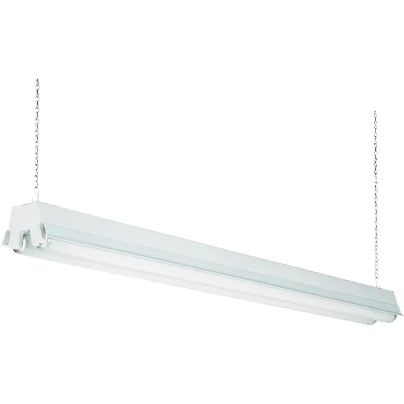 Lithonia 4 Ft. 2-Bulb T12 Fluorescent Shop Light Fixture 1