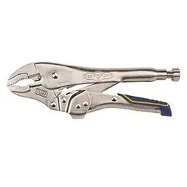 Locking Pliers With Cutter, Curved Jaw, 10-In. 1