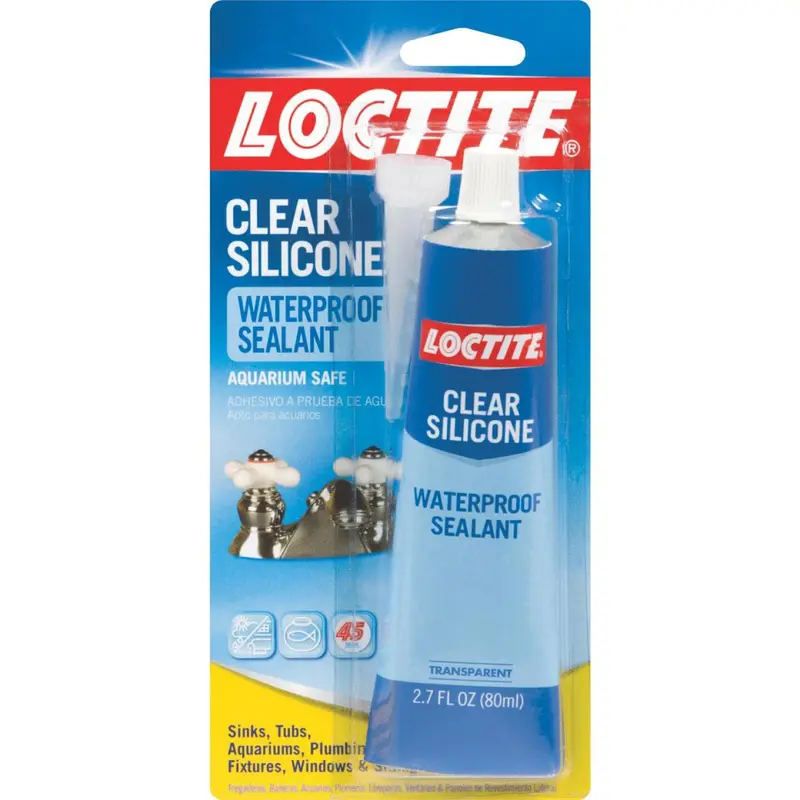 Loctite 2.7 Oz. Clear Silicone Sealant 1