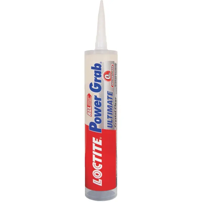 Loctite Power Grab 9 Oz. Crystal Clear Ultimate Construction Adhesive 1