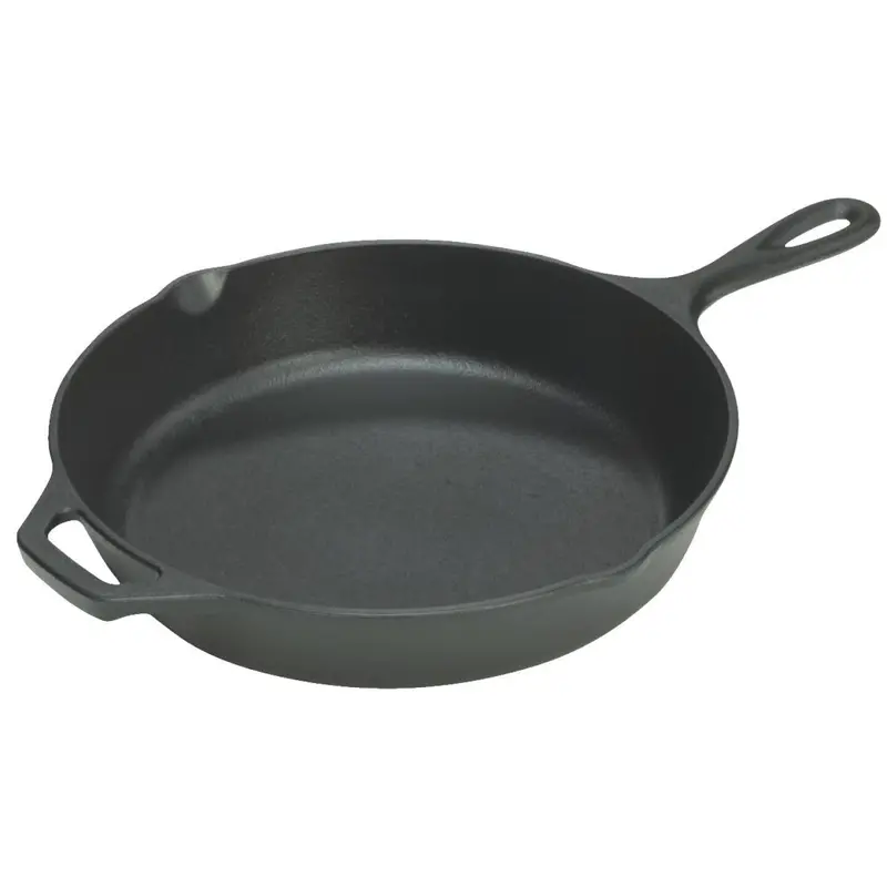 Lodge 15-1/4 In. Cast Iron Skillet With Assist Handle 1