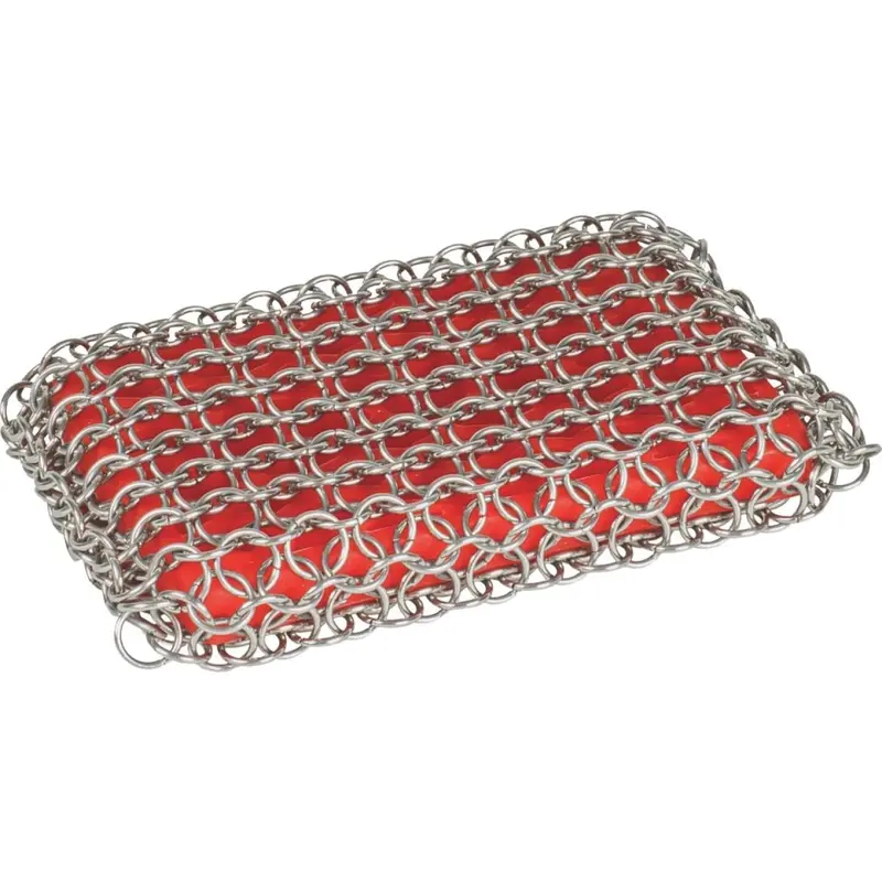 Lodge Stainless Steel Chainmail Scrubber 1