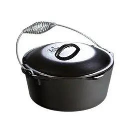 Logic Dutch Oven, Seasoned Cast Iron, 5-Qts. 1