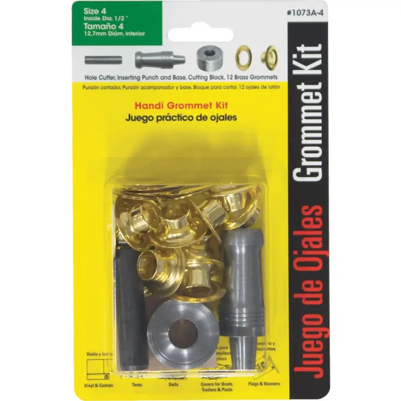 Lord & Hodge 1/2 In. Brass Grommet Kit 1