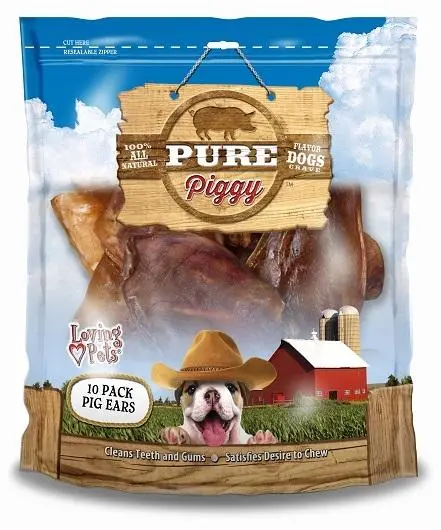 Loving Pets Pure Piggy Pig Ears 1