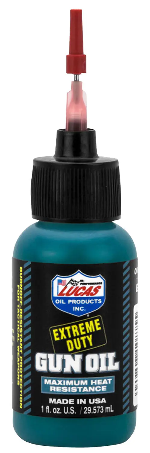 Lucas Oil 10875 Extreme Duty Gun Oil 1 Oz Squeeze Bottle 1