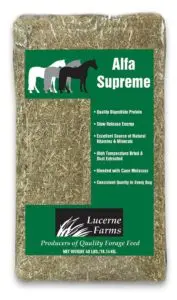 Lucerne Farms Alfa Supreme – Chopped Alfalfa Hay And Molasses Blend 1