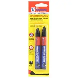 Lumber Crayons, Black, 2-Pk. 1