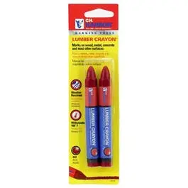 Lumber Crayons, Red, 2-Pk. 1