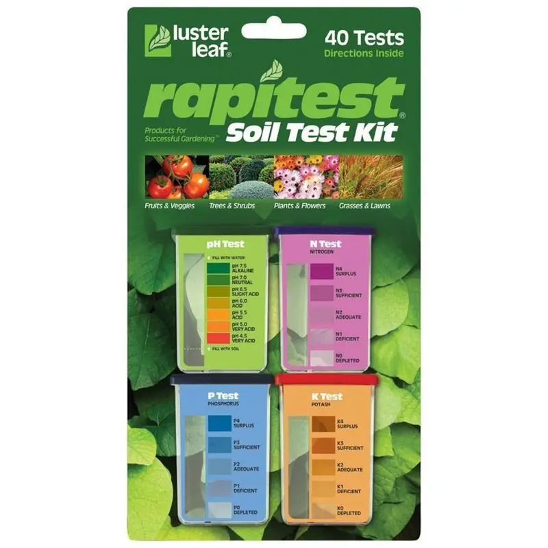 Luster Leaf Rapitest Soil Test Kit 4 Values 1