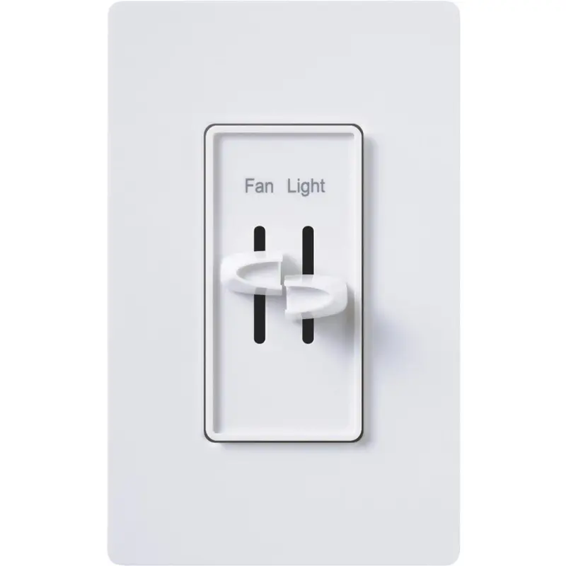 Lutron Skylark Incandescent White Single Pole Slide Dimmer Switch 1