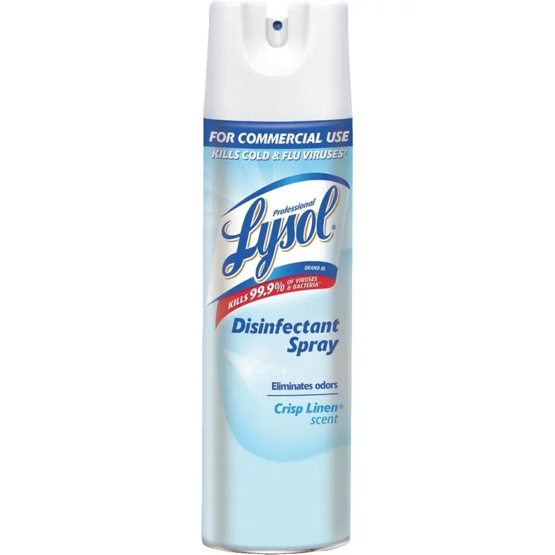 Lysol 19 Oz. Crisp Linen Commercial Use Disinfectant Spray 1