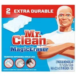 Magic Eraser Scrubber, Extra Durable, 2-Pk. 1