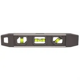 Magnetic Torpedo Level, 3 Vials, 9-In. 1