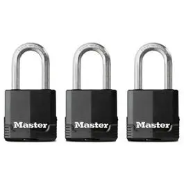 Magnum 1-3/4 In. Keyed-Alike Padlocks, All-Weather Cover, 3-Pack 1