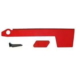 Mailbox Replacement Flag Kit, Red Aluminum 1