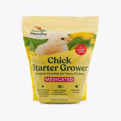 Manna Pro Chick Starter Grower Medicated Crumbles 1