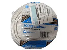 Marmon Home Improvement 100 Ft. 14/3 White Solid Cerromax Slipwire Copper Nm-B Wire 2