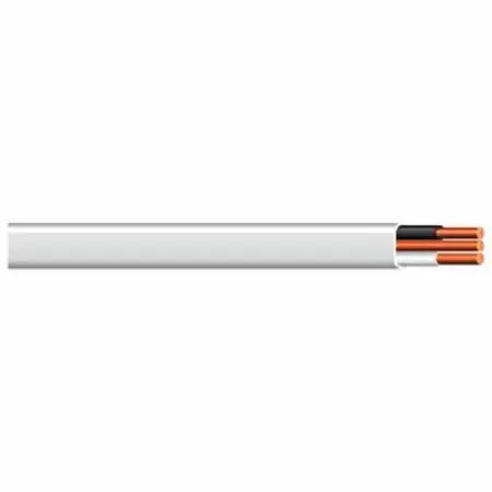 Marmon Home Improvement 50 Ft. 14/2 White Solid Cerromax Slipwire Copper Nm-B Wire 1