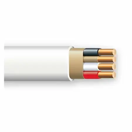 Marmon Home Improvement 50 Ft. 14/3 White Solid Cerromax Slipwire Copper Nm-B Wire 1