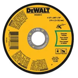 Masonry Cut-Off Wheel, 4.5-In. X .045-In. X 7/8-In. 1