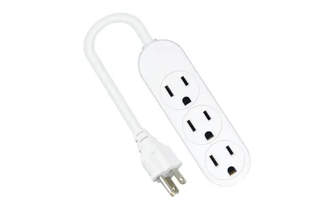 Master Electronics 3 Outlet Mini Power Strip 1