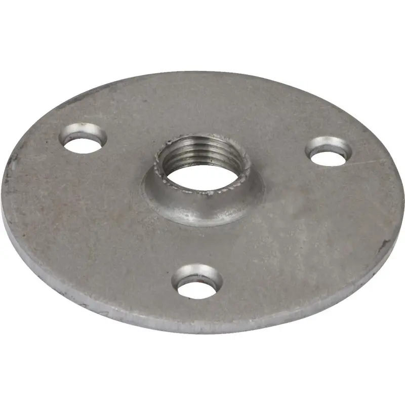 Master Manufacturing 3/8 In. Steel Galvanized Floor Flange 1