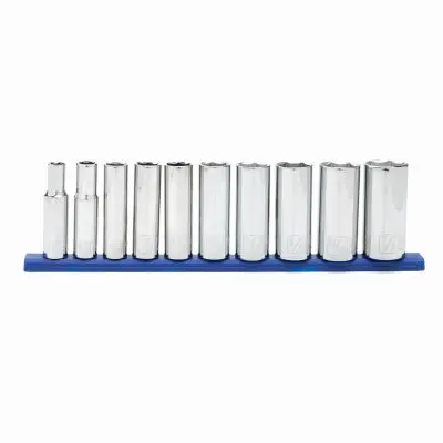 Master Mechanic 10-Pc. Sae Deep Socket Set, 3/8 In. Drive 1