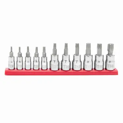 Master Mechanic 11-Pc. Torx Bit Socket Set 1/4 & 3/8 In. Drive 1